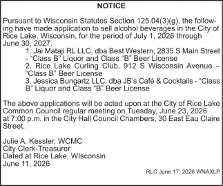 City of Rice Lake