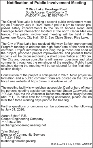 City of Rice Lake