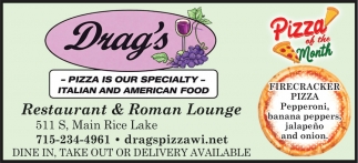 Drag's Restaurant & Roman Lounge