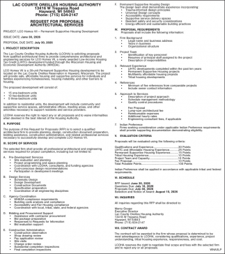 LCO Housing Authority