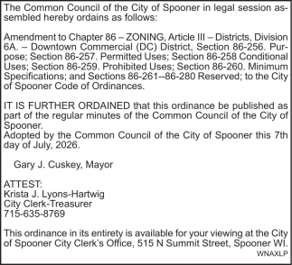 City of Spooner