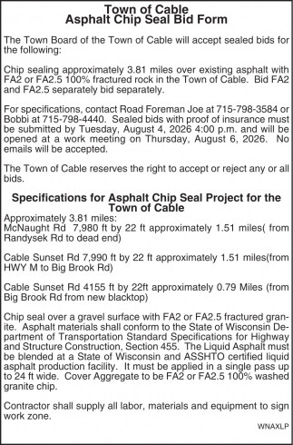 Town Of Cable