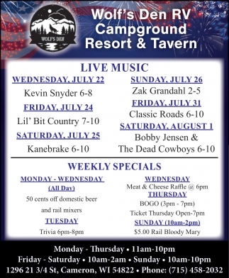 Wolf's Den RV Campground