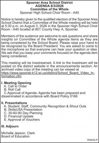 Spooner Area School District