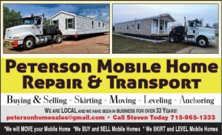 Peterson Mobile Home Repair