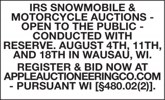 Apple Auctioneering