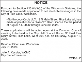 City of Rice Lake