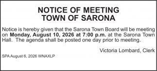 Town Of Sarona