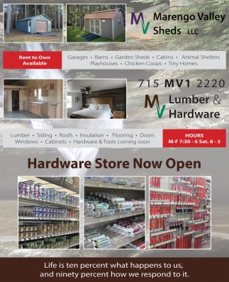 Marengo Valley Sheds LLC