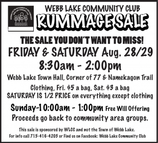 Webb Lake Community Club