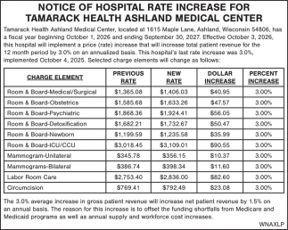 Tamarack Health - Ashland Medical Center
