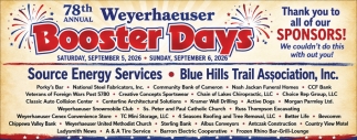 78th Annual Weyerhaeuser Booster Days