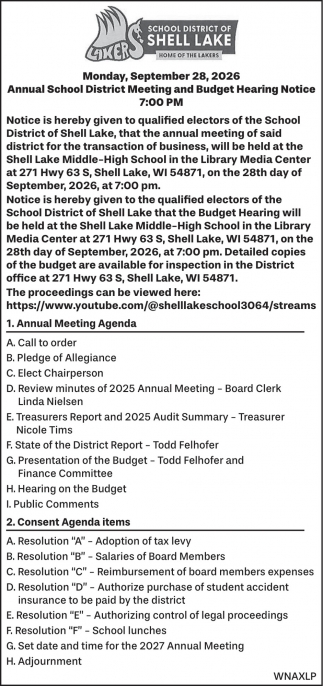 Shell Lake School District