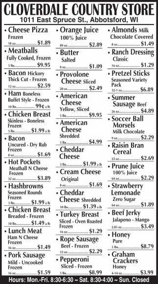 Cloverdale Country Store