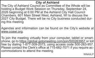 City Of Ashland