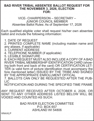 Bad River Election Committee
