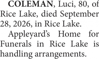 Luci Coleman