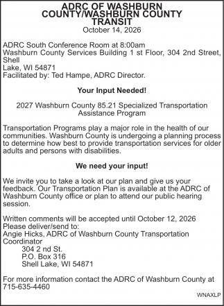 ADRC of Washburn County - Angie Hicks