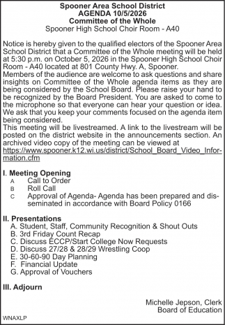 Spooner Area School District