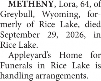 Lora Metheny