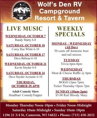 Wolf's Den RV Campground