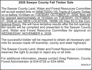 Sawyer County Land, Water and Forest Resources Committee