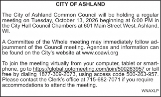City Of Ashland