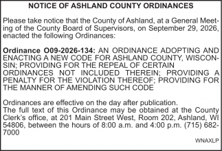 Ashland County Clerk 