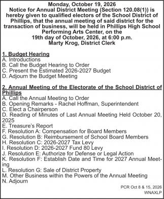 School District Of Phillips
