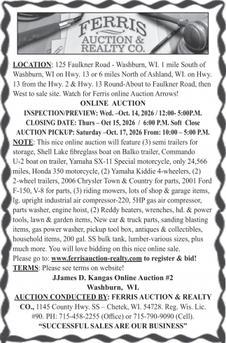 Ferris Auction & Realty Co