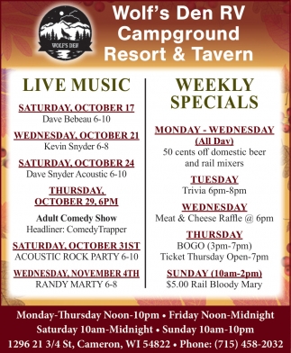 Wolf's Den RV Campground