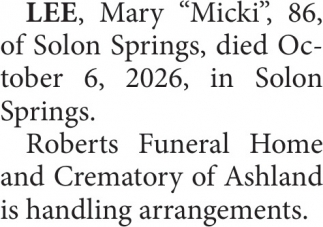 Mary Lee