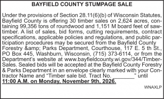 Bayfield County Forestry and Parks Department