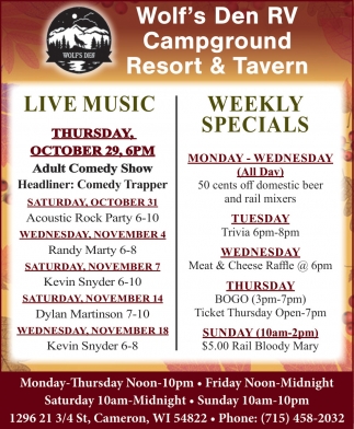 Wolf's Den RV Campground