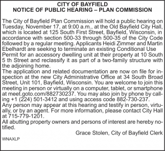 City of Bayfield