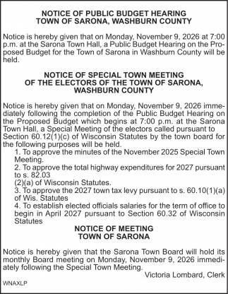 Town Of Sarona