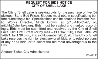 City of Shell Lake