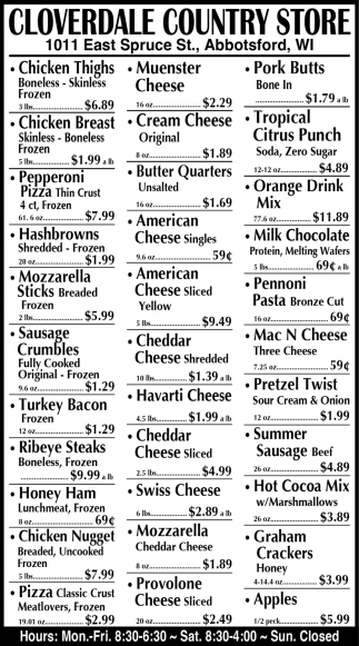 Cloverdale Country Store