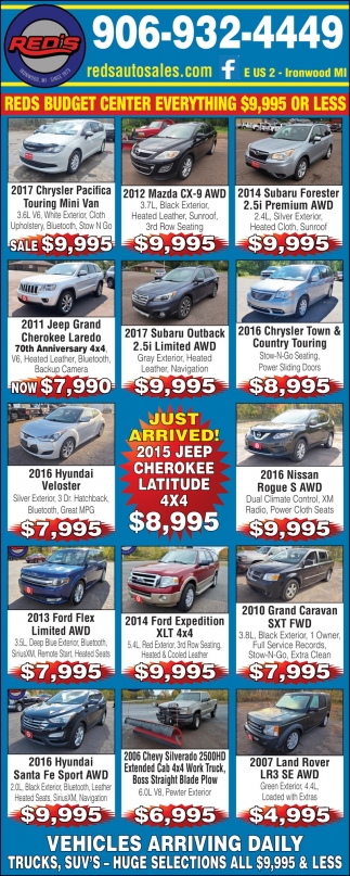 Red's Auto Sale
