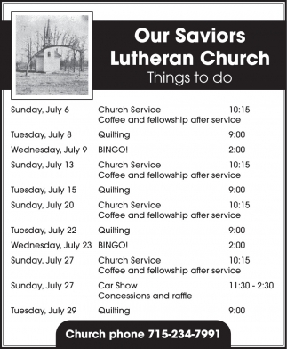 Our Savior's Lutheran Church - Rice Lake