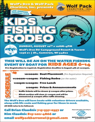 2nd Annual Prairie Kids Fishing Rodeo (August 10, 2025)