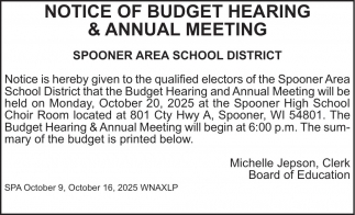 Spooner Area School District