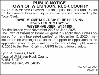 Town of Wilkinson