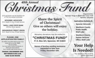 40th Annual Christmas Fund