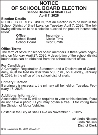 Shell Lake School District