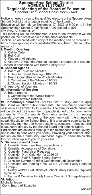 Spooner Area School District