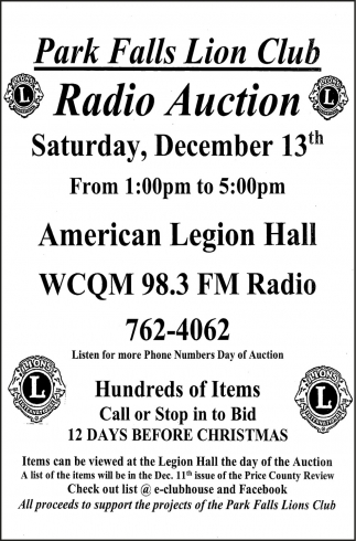 Park Falls Lions Club