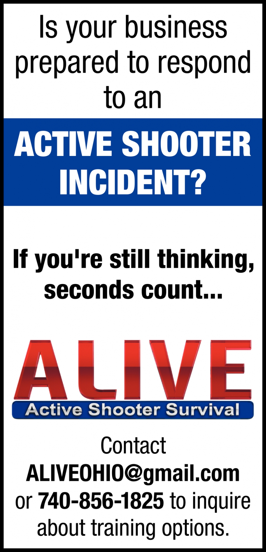 Is Your Business Prepared To Respond To An Active Shooter Incident?