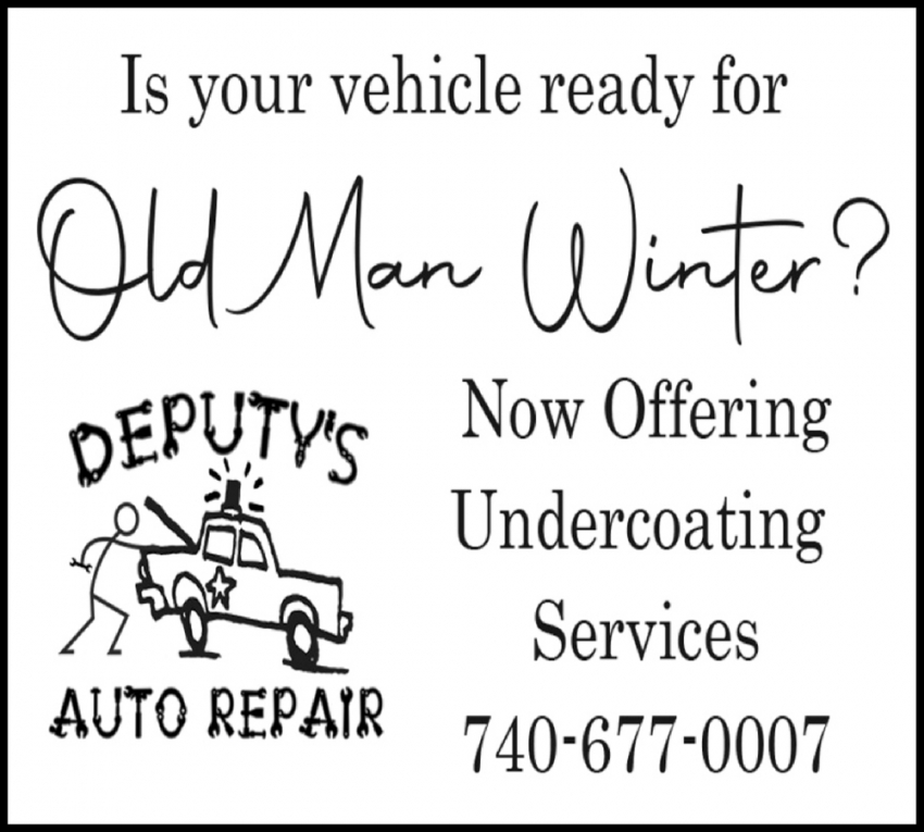 Now Offering Undercoating Services