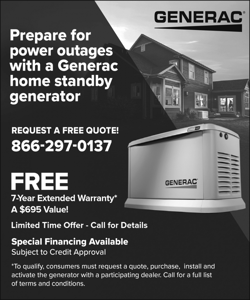 Prepare For Power Outages With A Generac